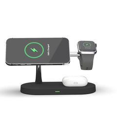 CARICATORE WIRELESS 3IN1 TECH-PROTECT A12 MAGNETIC MAGSAFE NERO