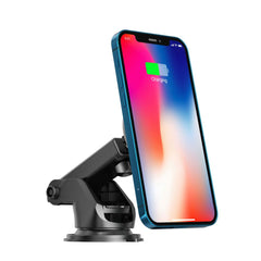 Supporto per telefono da auto con ricarica wireless TECH-PROTECT A2 MAGNETIC MAGSAFE DASH CAR MOUNT WIRELESS CHARGER 15W NERO