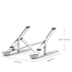 STAND UNIVERSALE PER MACBOOK / NOTEBOOK TECH-PROTECT ALUSTAND STAND PER LAPTOP GRIGIO SCURO