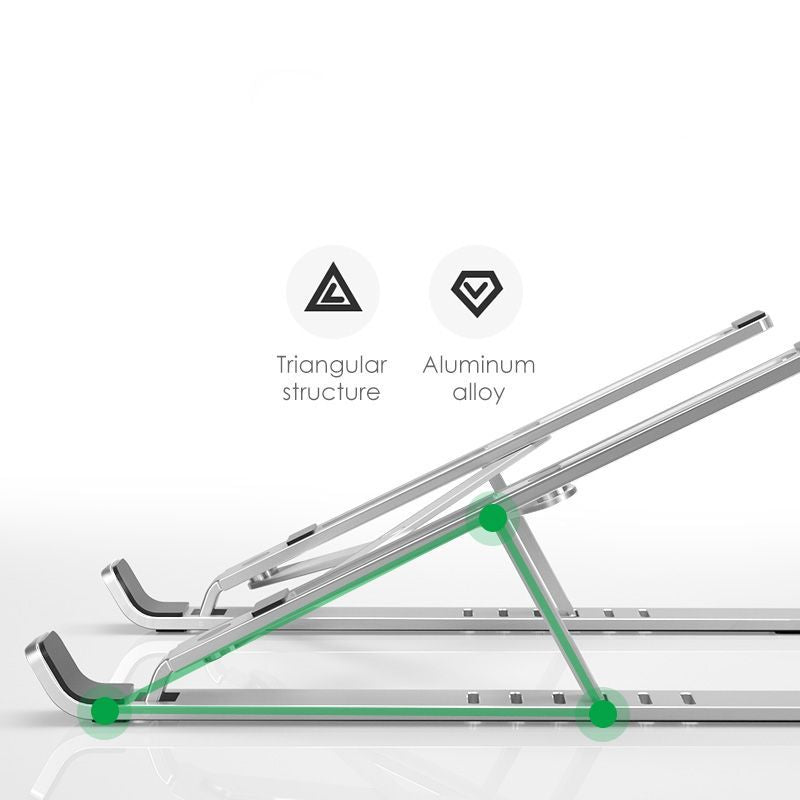 STAND UNIVERSALE PER MACBOOK / NOTEBOOK TECH-PROTECT ALUSTAND STAND PER LAPTOP GRIGIO SCURO