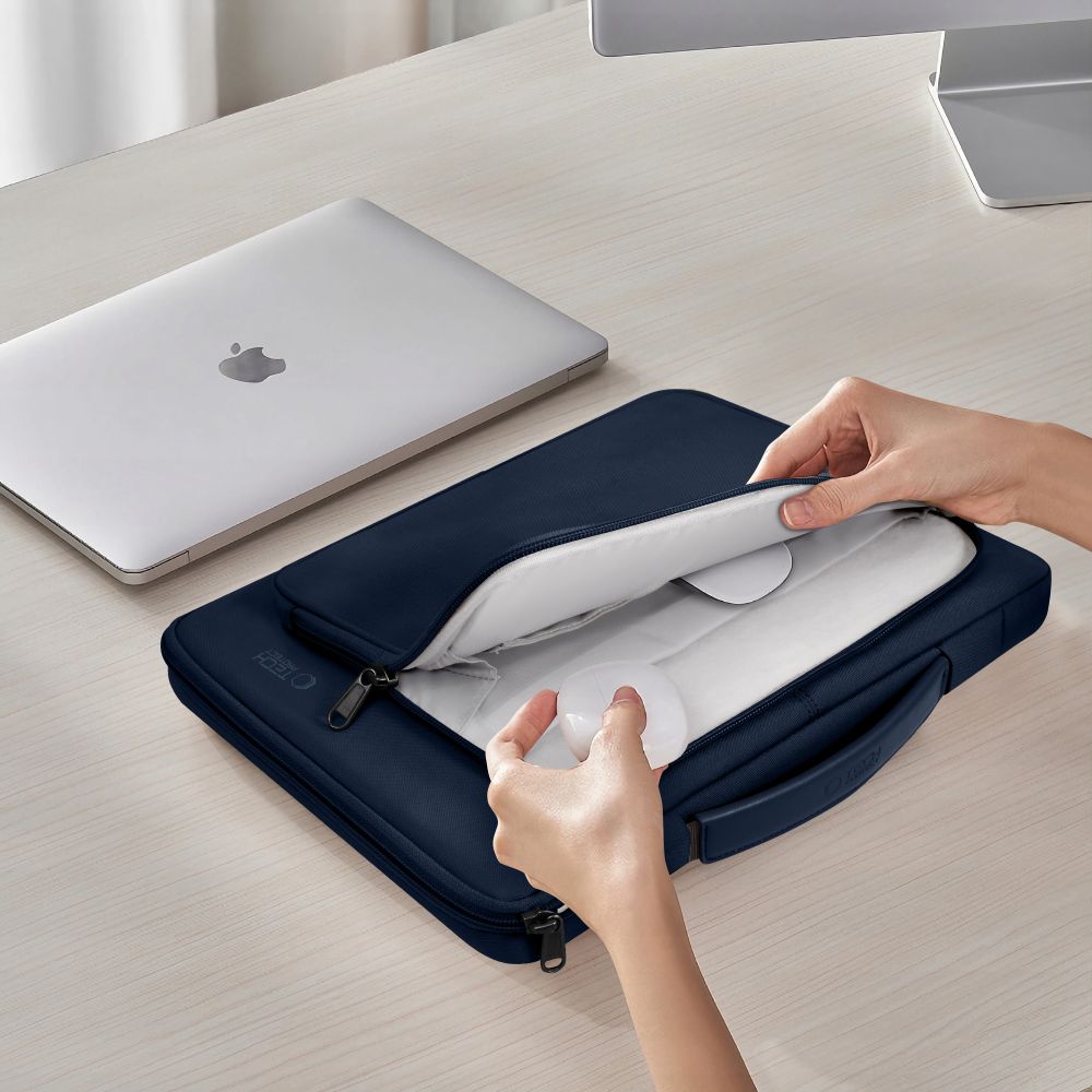 BORSA TECH-PROTECT BASIC PER LAPTOP 13-14 BLU NAVY