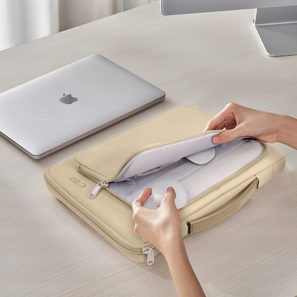 BORSA TECH-PROTECT BASIC BAG LAPTOP 15-16 BEIGE DESERTO