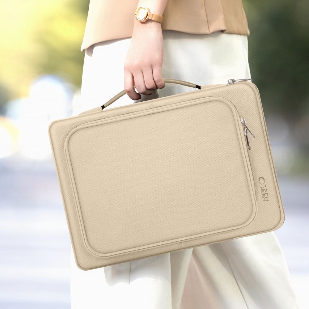 BORSA TECH-PROTECT BASIC BAG LAPTOP 15-16 BEIGE DESERTO