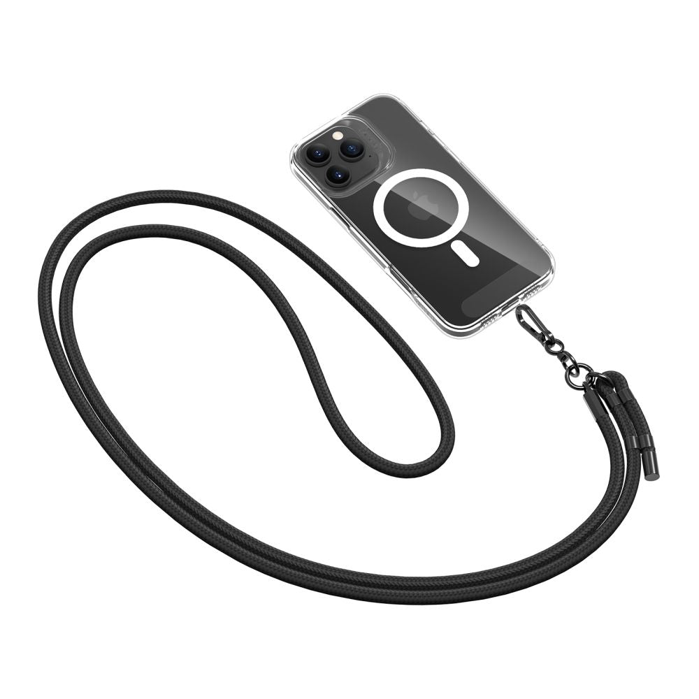 TECH-PROTECT C1S CINGHIA IN PELLE CROSSBODY NERA/NERA