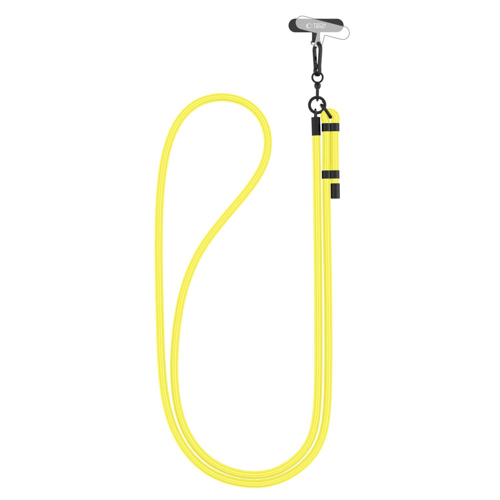 TECH-PROTECT C1S CINGHIA IN PARETE NEON GIALLO/NERA