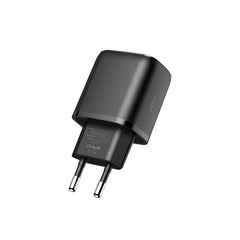 CARICATORE DI RETE PER CELLULARE E TABLET TECH-PROTECT C20W CARICATORE DI RETE A 2 PORTE PD20W/QC3.0 NERO