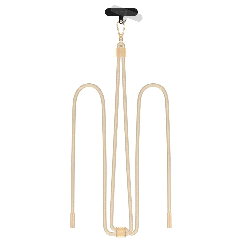 TECH-PROTECT C2S CINGHIA CROSSBODY IN CORDA/ORO