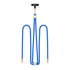 TECH-PROTECT C2S CINGHIA CROSSBODY IN CORDA BLU COBALTO/ORO
