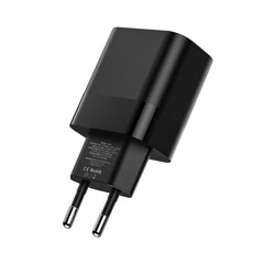 CARICATORE DI RETE PER CELLULARE E TABLET TECH-PROTECT C30W CARICATORE DI RETE A 2 PORTE PD30W/QC3.0 NERO