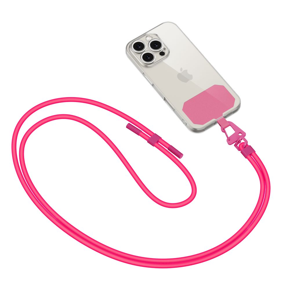 TECH-PROTECT C5S CINGHIA CROSSBODY IN CORDA ROSA NEON