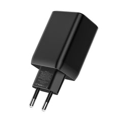 CARICATORE DI RETE PER CELLULARE E TABLET TECH-PROTECT C65W CARICATORE DI RETE A 3 PORTE PD65W/QC3.0 NERO