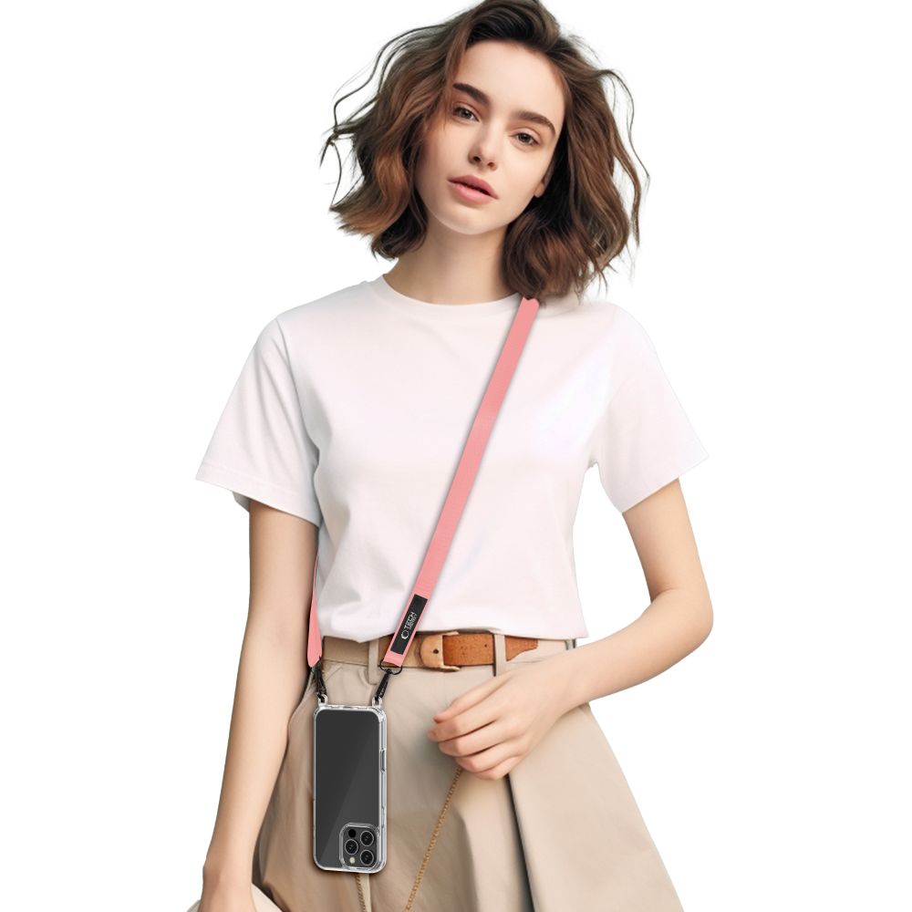 TECH-PROTECT C6S BORSA A TRACOLLA ROPE ROSA BABY