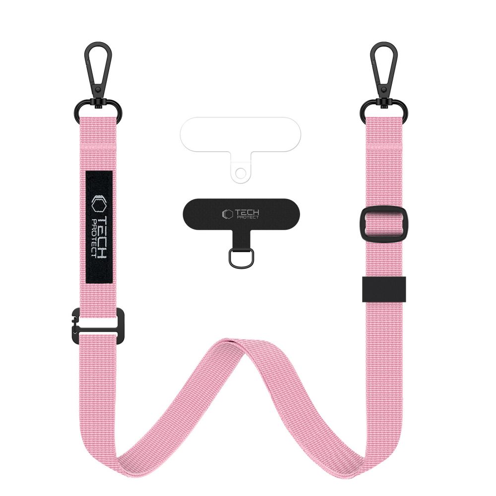 TECH-PROTECT C6S BORSA A TRACOLLA ROPE ROSA BABY