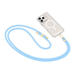 TECH-PROTECT C7S CINGHIA IN PELLE CROSSBODY AZZURRO/BIOGOLD