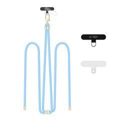 TECH-PROTECT C7S CINGHIA IN PELLE CROSSBODY AZZURRO/BIOGOLD