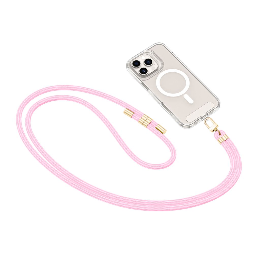 TECH-PROTECT C7S CINGHIA CROSSBODY IN CORDA ROSA BABY/ORO