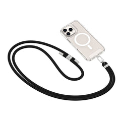 TECH-PROTECT C7S CINGHIA IN PELLE NERA/ARGENTO