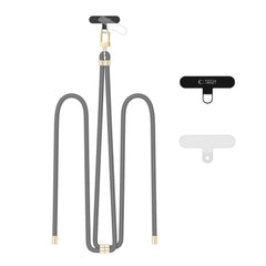 TECH-PROTECT C7S CINGHIA IN PELLE A TRACOLLA GRIGIO/ORO