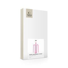 TECH-PROTECT C7S CINGHIA IN PELLE A CROCE ROSA FLUO/ORO