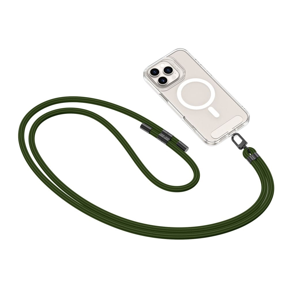 TECH-PROTECT C7S CINGHIA IN PELLE CROSSBODY VERDE CACCIA/NERO