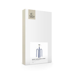 TECH-PROTECT C7S CINGHIA IN PELLE A CROCE BLU NAVY/ORO