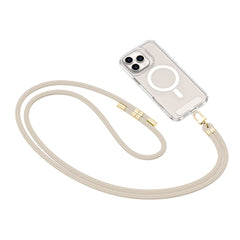 TECH-PROTECT C7S CINGHIA IN PELLE A TRACOLLA TAUPE/ORO