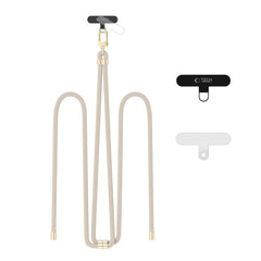 TECH-PROTECT C7S CINGHIA IN PELLE A TRACOLLA TAUPE/ORO