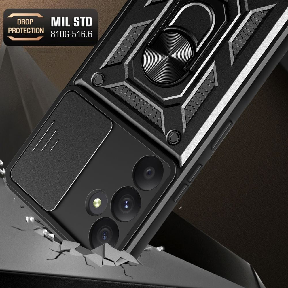 COPERTURA TECH-PROTECT CAMSHIELD PRO GALAXY S24 FE NERA