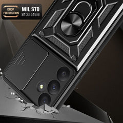 COPERTURA TECH-PROTECT CAMSHIELD PRO GALAXY S24 FE NERA