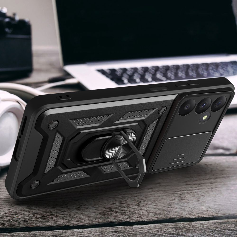 COPERTURA TECH-PROTECT CAMSHIELD PRO GALAXY S24 FE NERA