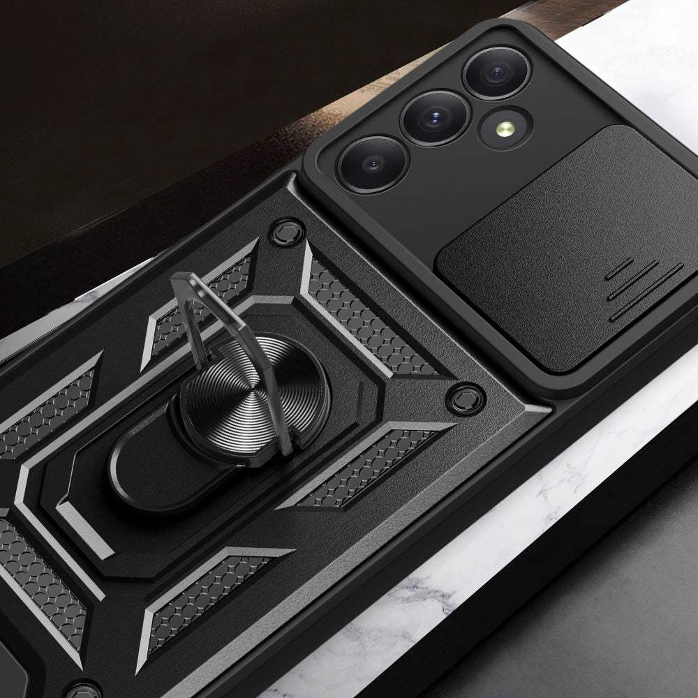 COPERTURA TECH-PROTECT CAMSHIELD PRO GALAXY S24 FE NERA