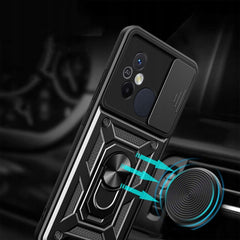 COPERTURA PER XIAOMI REDMI 12C HEYCASE CAMSHIELD PRO NERA