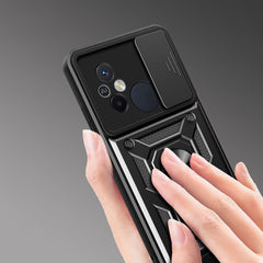COPERTURA PER XIAOMI REDMI 12C HEYCASE CAMSHIELD PRO NERA