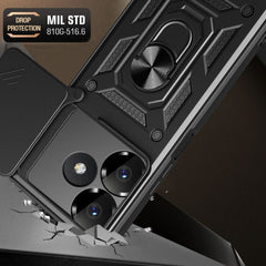 COPERTURA PER XIAOMI REDMI 13 TECH-PROTECT CAMSHIELD PRO NERA