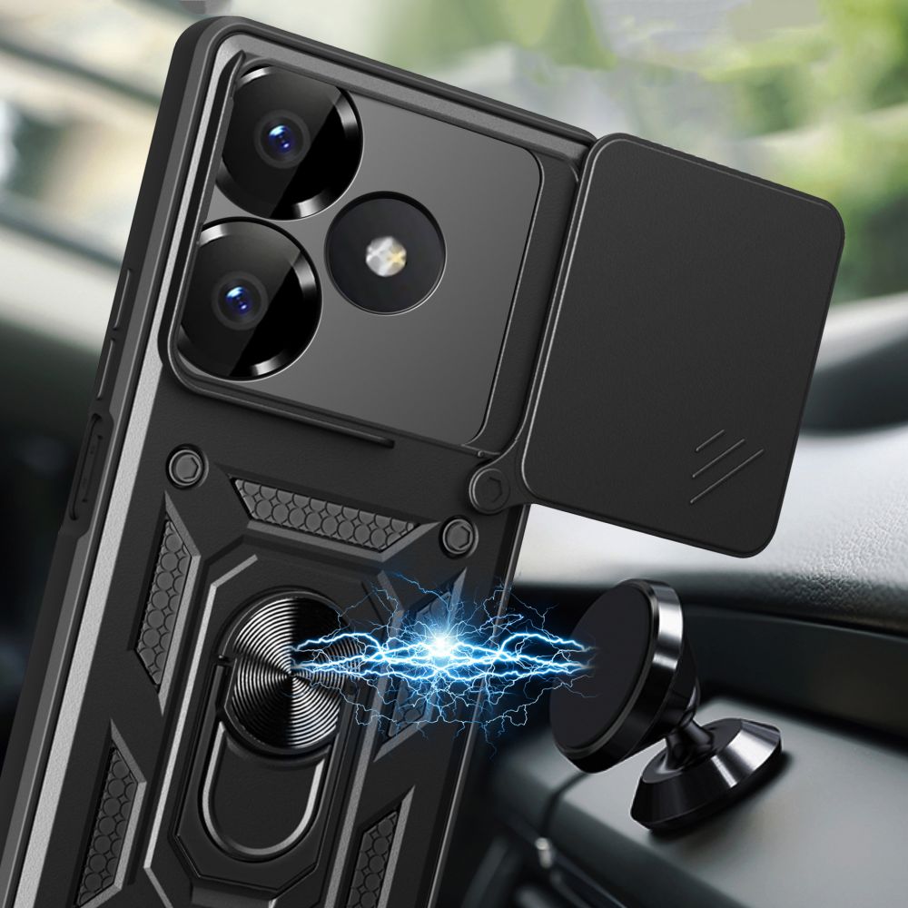 COPERTURA PER XIAOMI REDMI 13 TECH-PROTECT CAMSHIELD PRO NERA