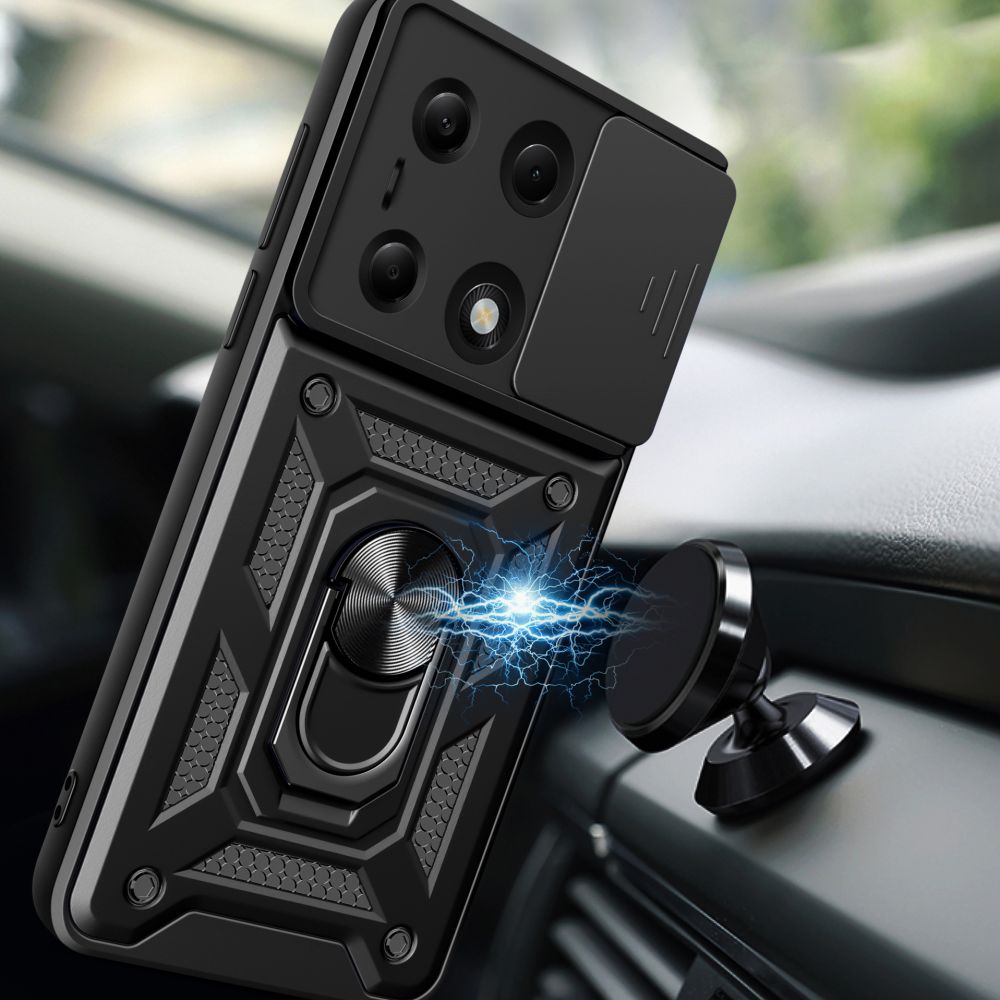 COPERTURA TECH-PROTECT CAMSHIELD PRO XIAOMI REDMI NOTE 13 PRO 4G / LTE / POCO M6 PRO 4G / LTE NERA
