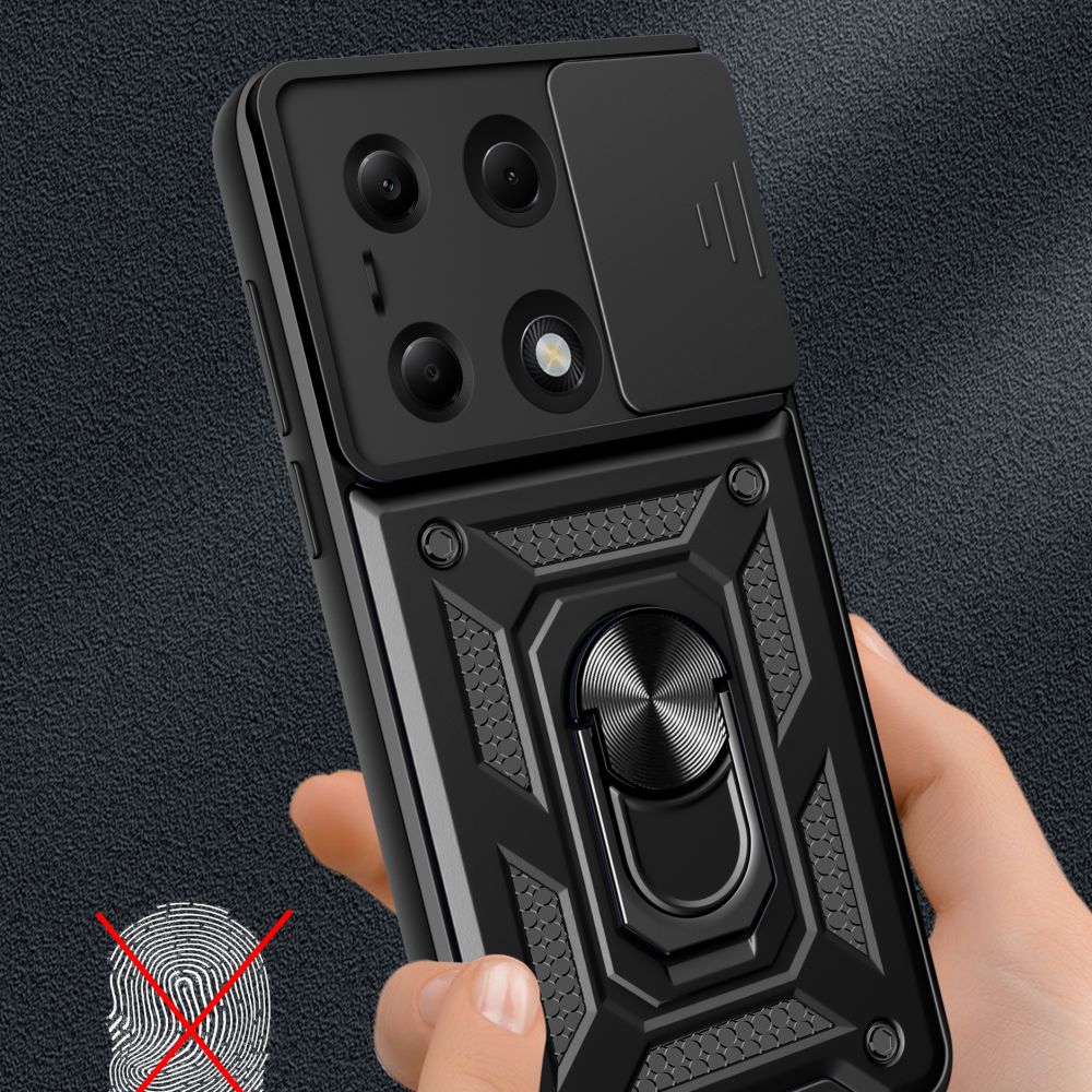 COPERTURA TECH-PROTECT CAMSHIELD PRO XIAOMI REDMI NOTE 13 PRO 4G / LTE / POCO M6 PRO 4G / LTE NERA