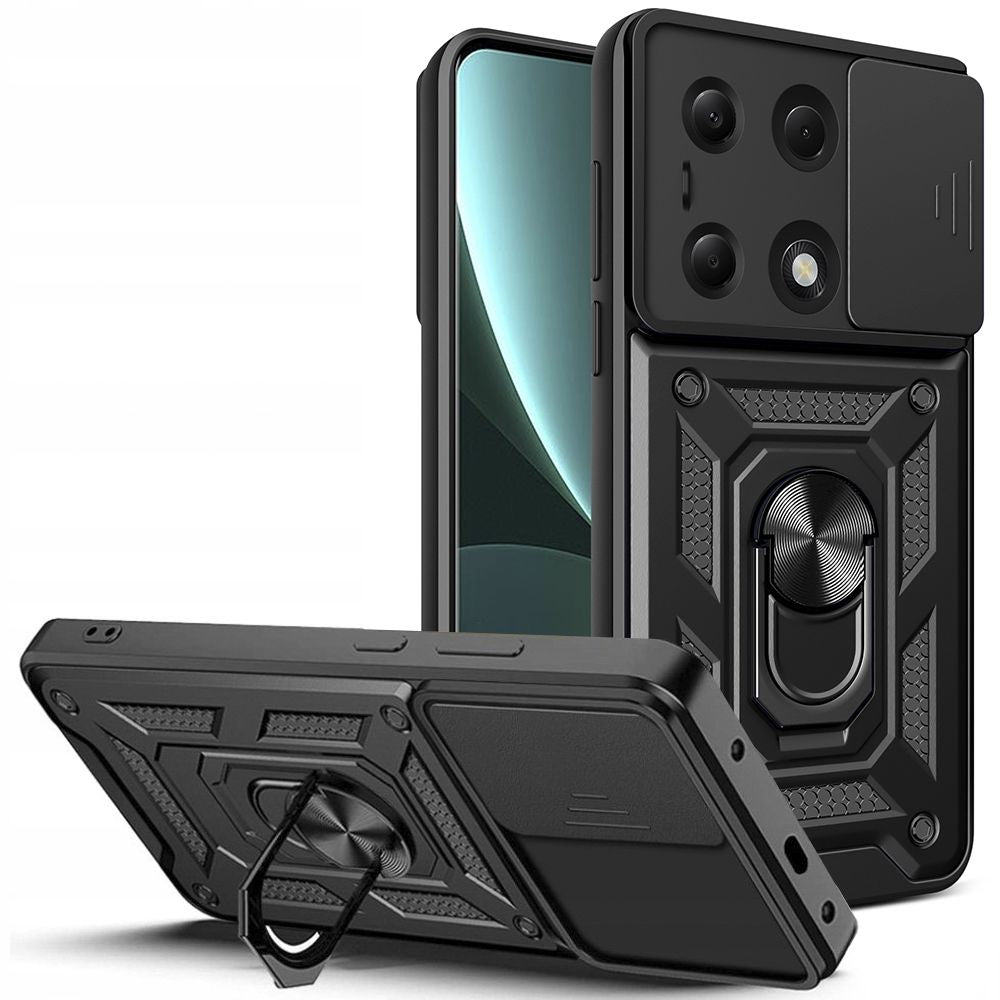 COPERTURA TECH-PROTECT CAMSHIELD PRO XIAOMI REDMI NOTE 13 PRO 4G / LTE / POCO M6 PRO 4G / LTE NERA
