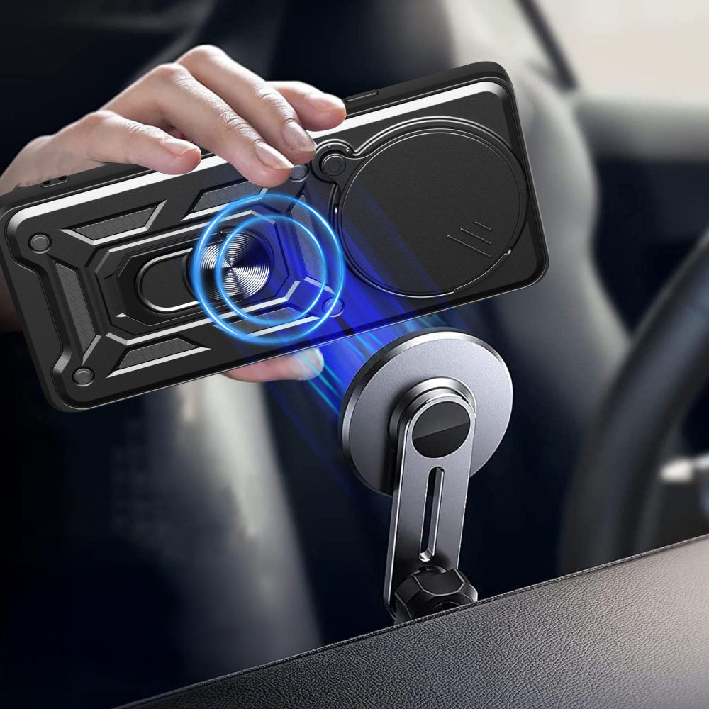 COPERTURA TECH-PROTECT CAMSHIELD PRO XIAOMI REDMI NOTE 14 PRO 5G / POCO X7 5G NERO OPACO