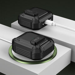 COPERTURA TECH-PROTECT CARBONOX APPLE AIRPODS 4 NERA