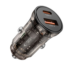 TECH-PROTECT CC01 CARICATORE DA AUTO A 2 PORTE PD45W/QC3.0 NERO