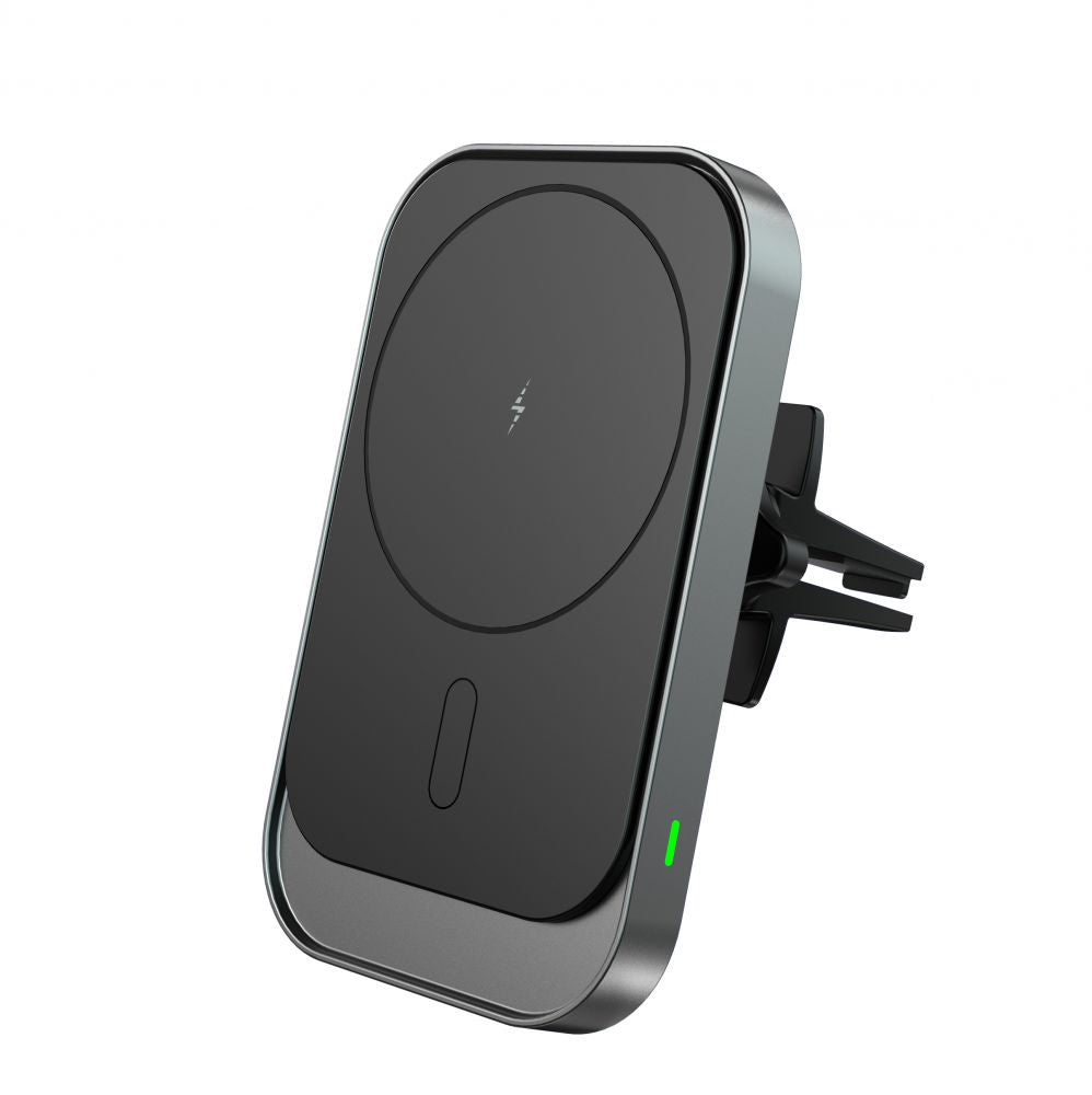 MONTAGGIO / CARICATORE PER AUTO TECH-PROTECT CW19 MAGNETICO MAGSAFE VENT CAR MOUNT NERO