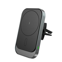 MONTAGGIO / CARICATORE PER AUTO TECH-PROTECT CW19 MAGNETICO MAGSAFE VENT CAR MOUNT NERO