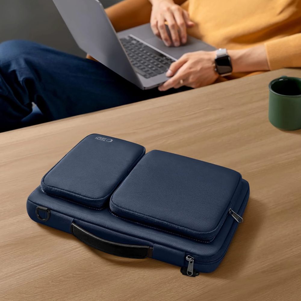 Borsa TECH-PROTECT DEFENDER per laptop 13-14 blu navy