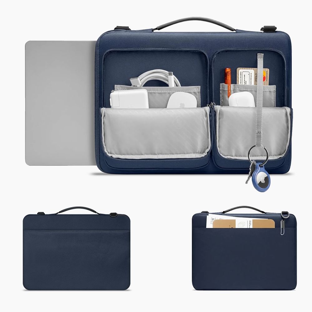 Borsa TECH-PROTECT DEFENDER per laptop 13-14 blu navy