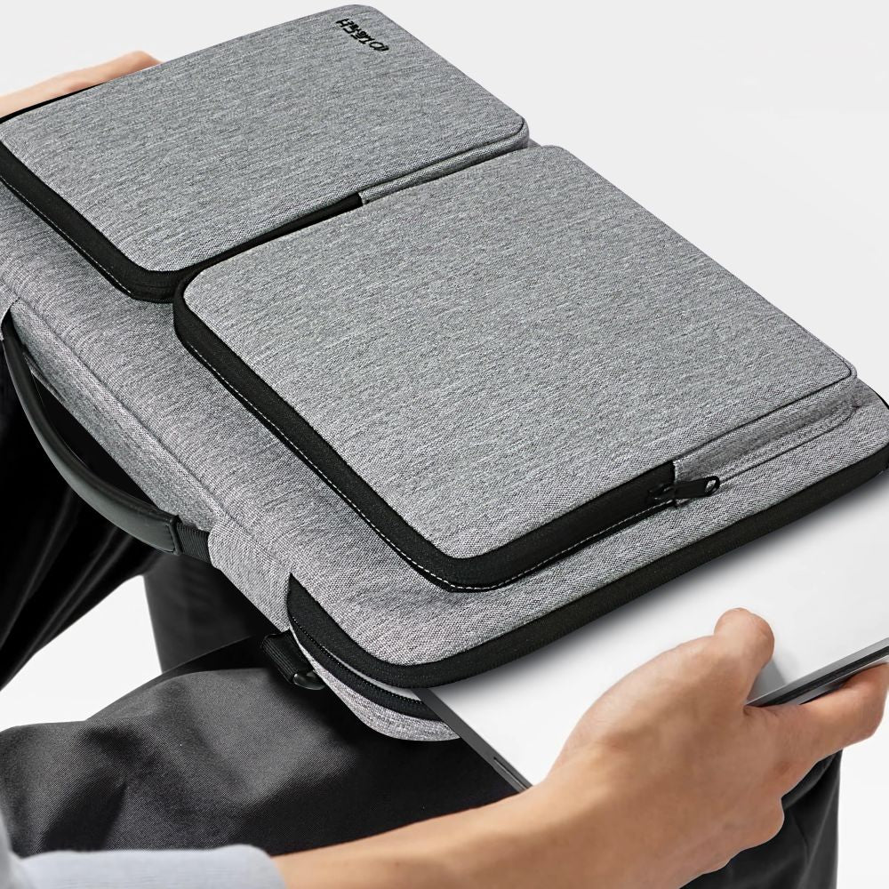 TECH-PROTECT DEFENDER BORSA PER LAPTOP 15-16 GRIGIO CRAYON