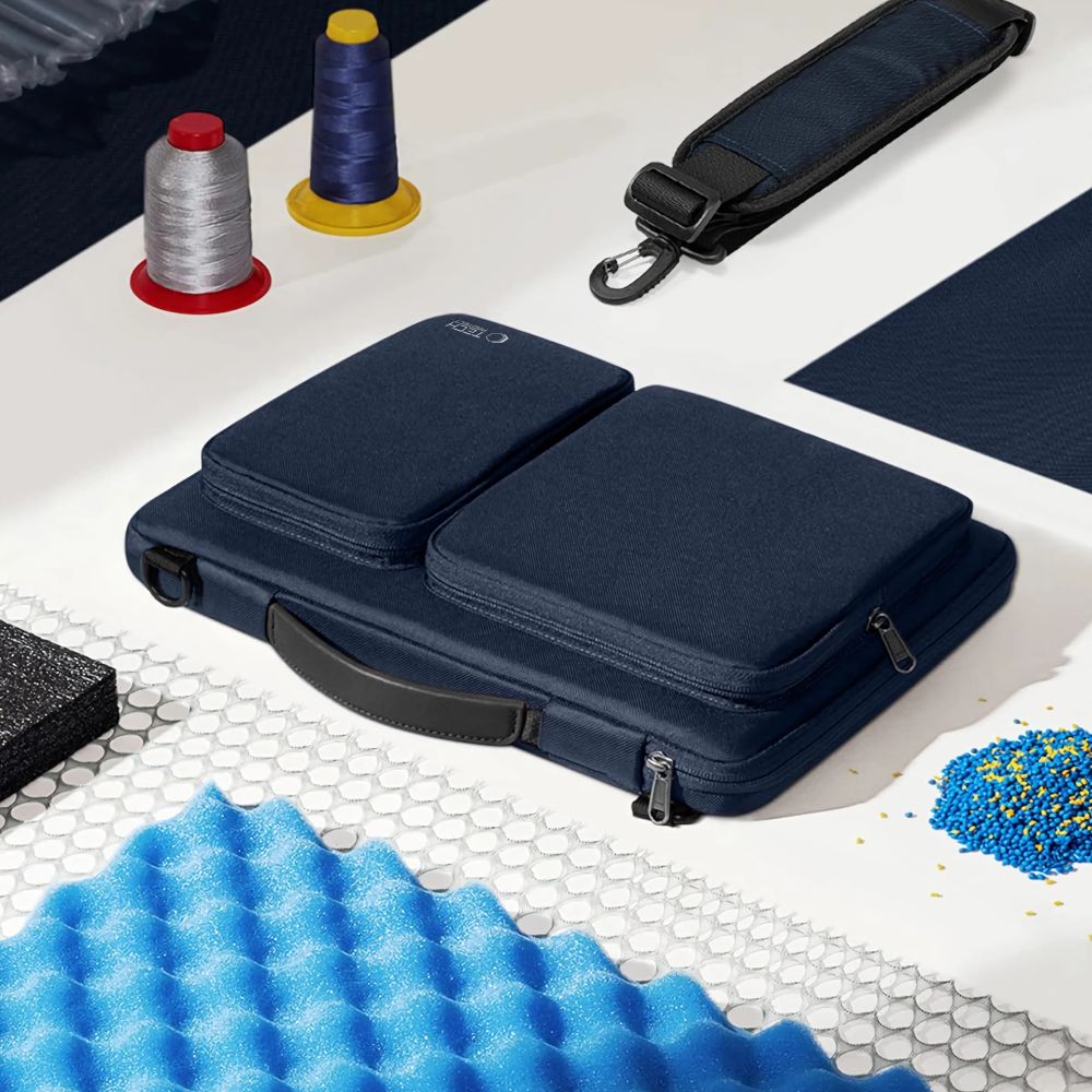 Borsa TECH-PROTECT DEFENDER per laptop 15-16 blu navy