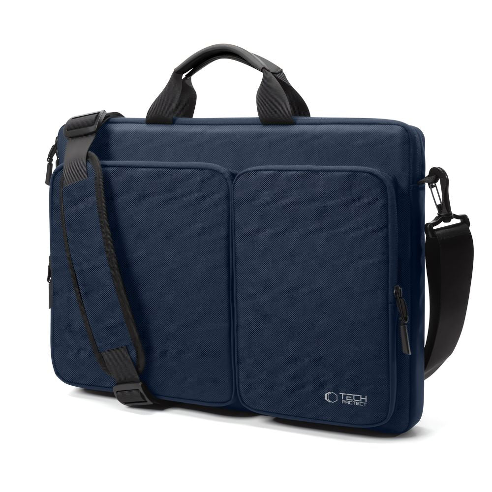 Borsa TECH-PROTECT DEFENDER per laptop 17 pollici blu navy
