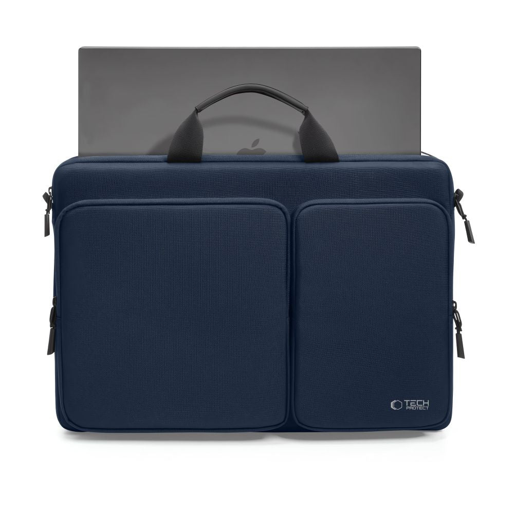 Borsa TECH-PROTECT DEFENDER per laptop 17 pollici blu navy