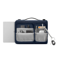 Borsa TECH-PROTECT DEFENDER per laptop 17 pollici blu navy